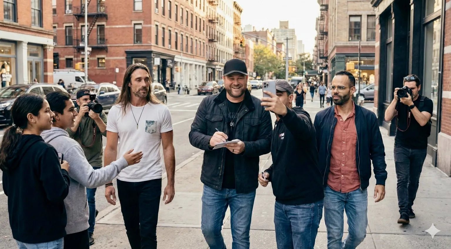 The Everything's Energy crew — Michael, Roland, and Marino